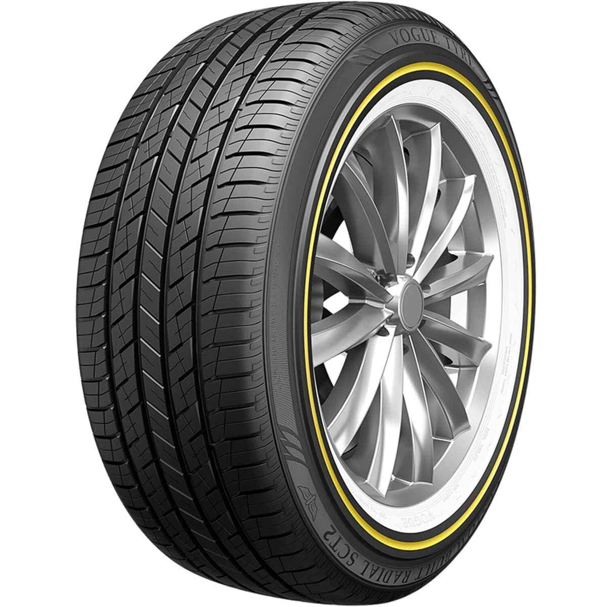 Vogue Custom Built Radial VIII White/Gold 245/40R18
